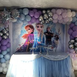 Frozen Balloons Garland 