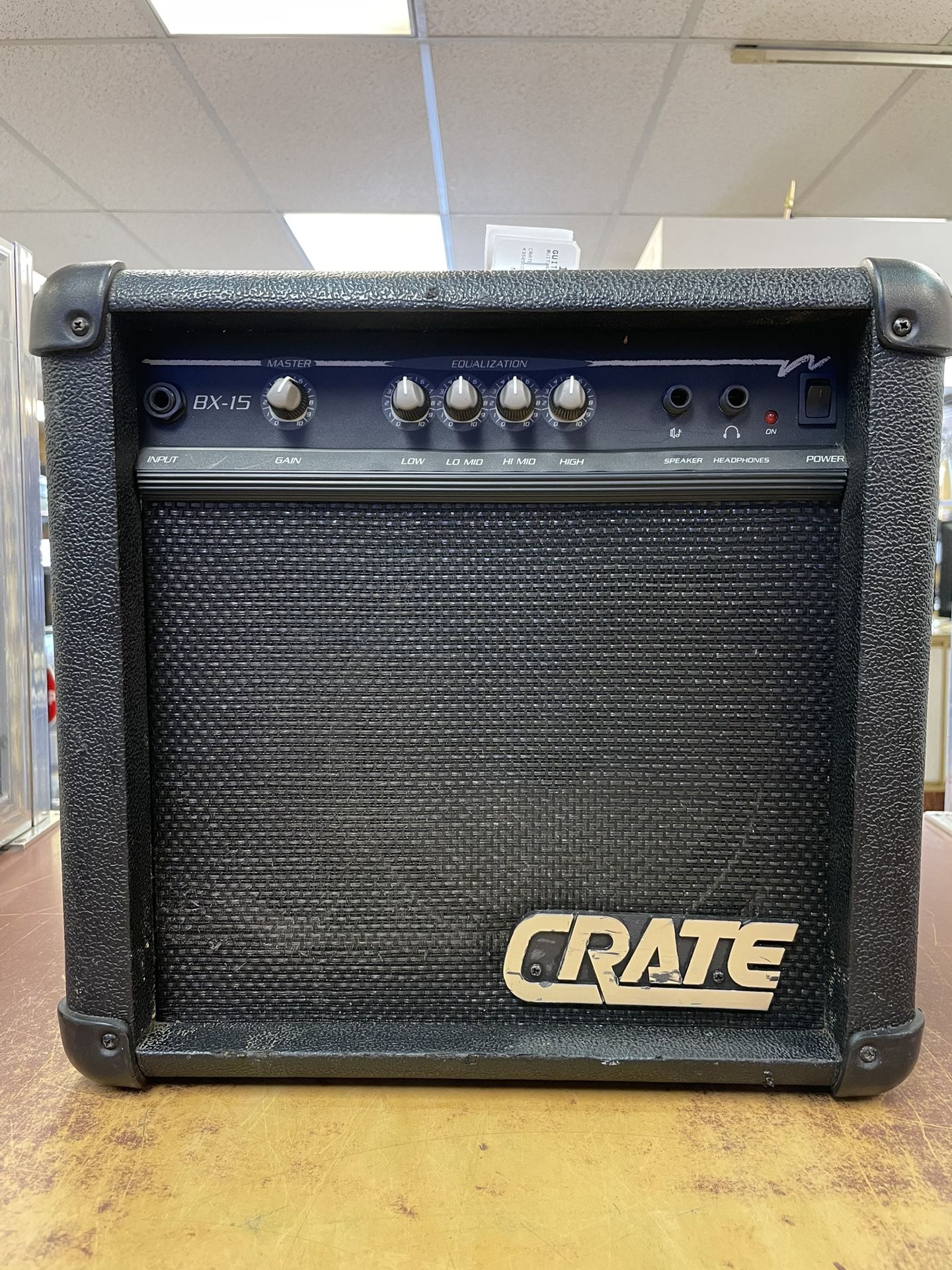 Crate BX-15 Guitar Amplifier (Shows Signs Of Wear)
