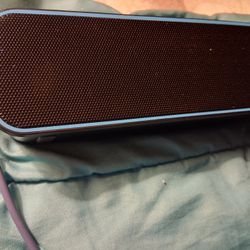 Black And Blue Bluetooth Speaker 