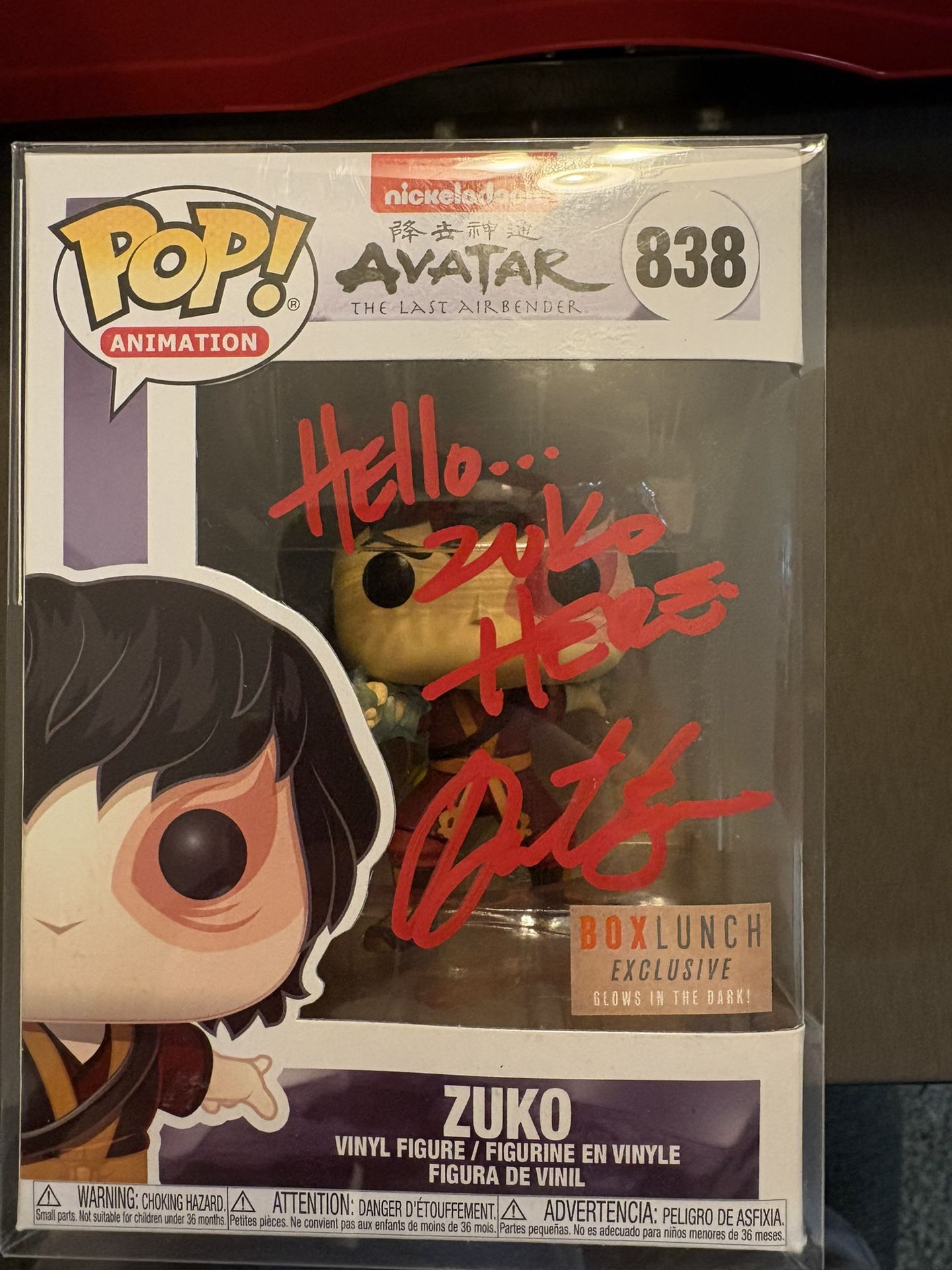 Signed Zuko Funko