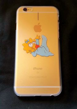 iPhone 6/6S Hard Case Cover Maggie Simpson☺️