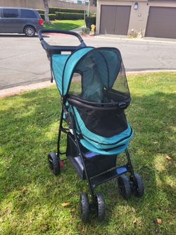 Foldable pet stroller