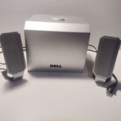 dell multimedia computer apeaker system powered subwoofer
