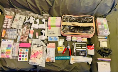 Nail Salon Tech Bag w/ accessories
