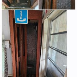 Old Oak Phone Booth....as is