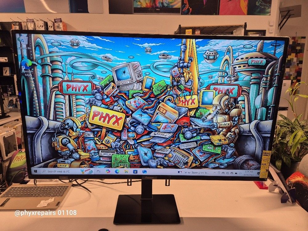 PIONEER PN50-751-24U 4K (3840x2160) 50" Smart LED HDR TV, Black $180