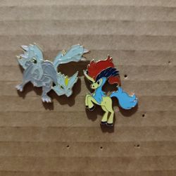 Pokemon Kyurem and Keldeo Official Nintendo Pins
