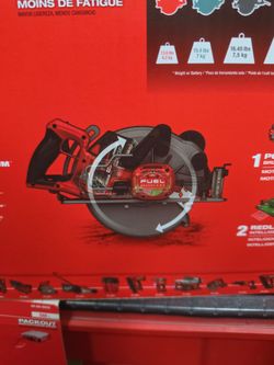 Milwaukee FUEL WORMDRIVE,the new 10-1/4" SAW with 12.0 forge,rapid charger and toolbag,New, Financing Available