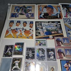 Dodger Fans! Dodger Card Collection/Vintage Prints/80s All Star Magazines!