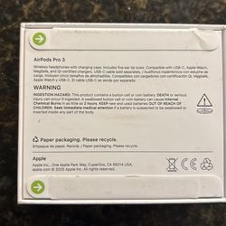 AirPods Pro 3 brand new sealed box