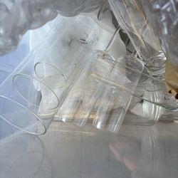 Assorted wedding / decor / hosting vases and glasses