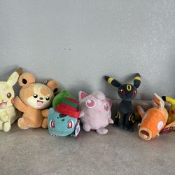 Pokemon Plushie Lot (READ DESCRIPTION)