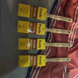 Bundle of Four Purdy “Santox” 2” Brushes. 