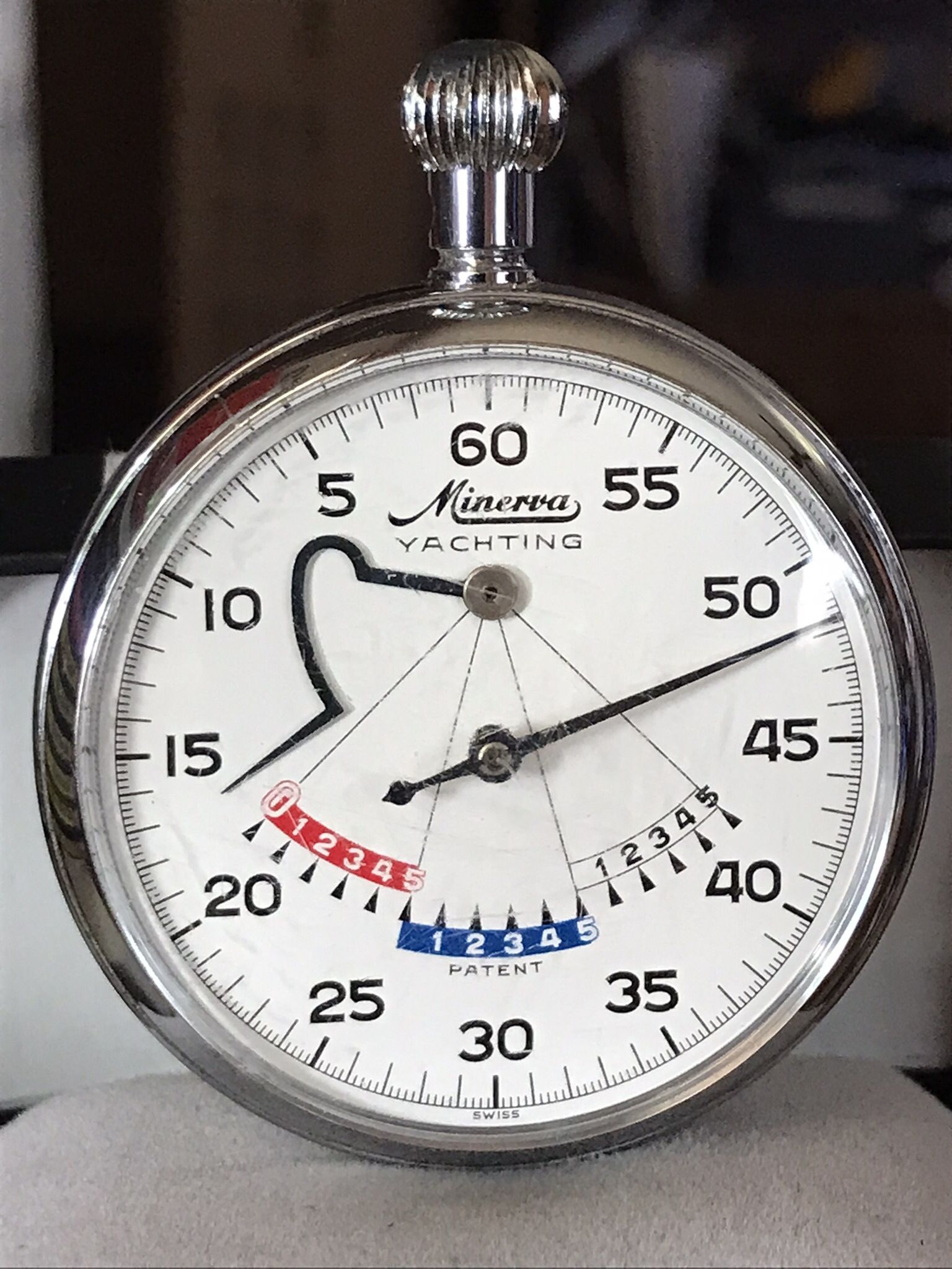 Vintage Minerva Yachting Stopwatch
