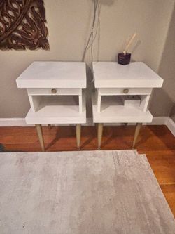 vintage up cycled nightstands