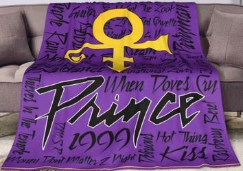 Prince 1999 Themed Blanket