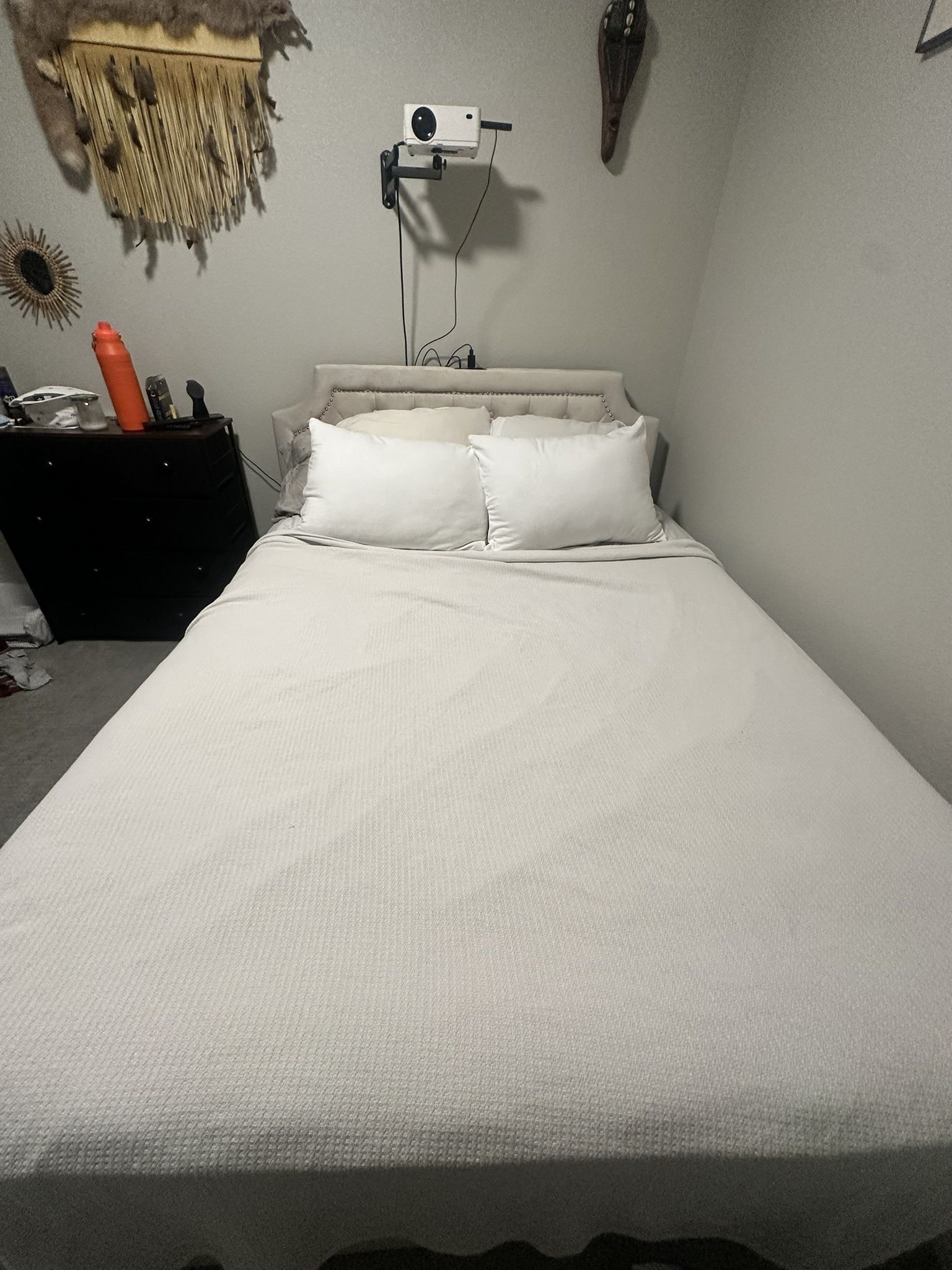 Queen Bed With Mattress And Frame