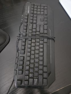 Black Wired Gaming Keyboard