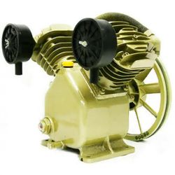 3 HP  Air Compressor Pump Gold 3hp 2 Piston V Style Twin Cylinder Motor Head Air Tools Engine 