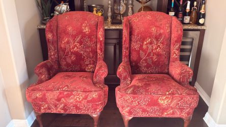 For Sale Pair of Wingback Armchair, Selling for $100 or OBO