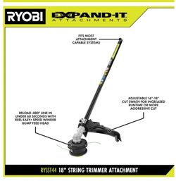 NEW! Ryobi String Trimmer Attachment