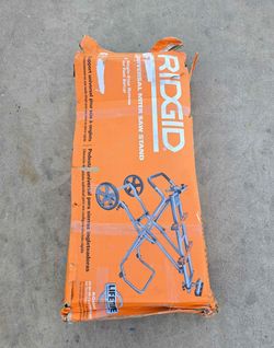 RIDGID Universal Folding Rolling Miter Saw Stand (read the description)