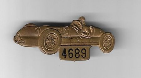 1947 Indianapolis 500 Pit Pass Pin