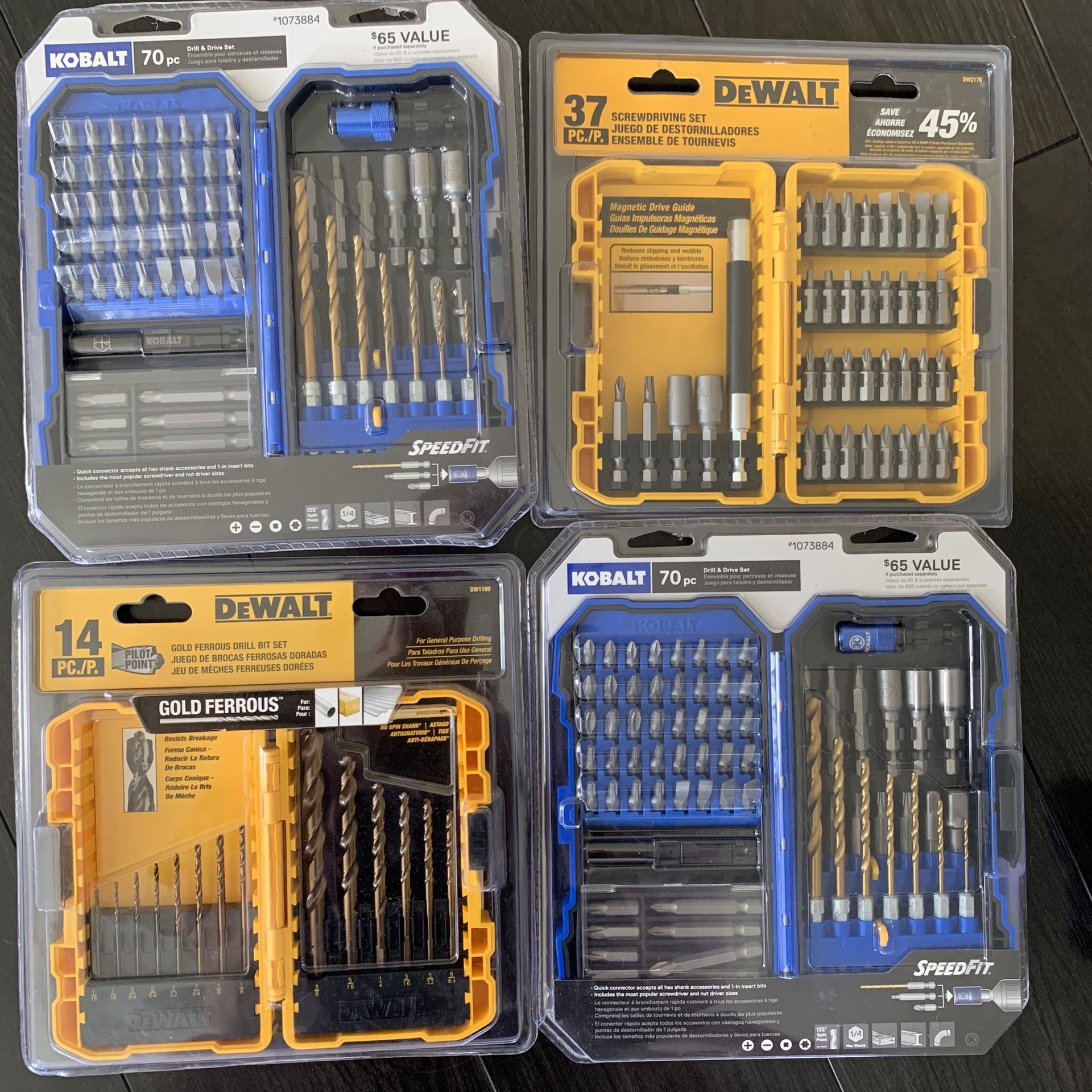 DeWalt Kobalt Drill Bits