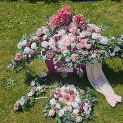 Wedding Arbor/arch Flowers