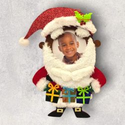 9 Christmas Felt Frame Ornaments / Decorations