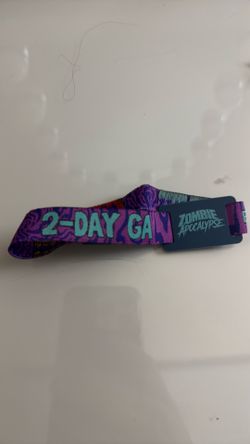 2 day GA apocalypse wristband x2