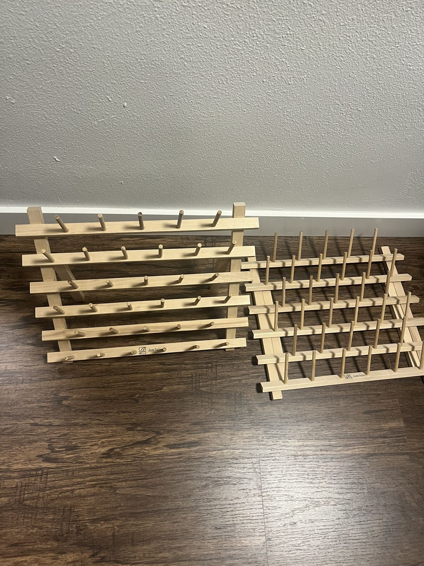 Two Thread Cone Wooden Storage Racks (fits Serger Thread)