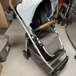 Uppababy Cruz Stroller with accessories, Tyler Blue