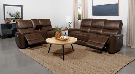New recliner sofa and loveseat with power recliners on sale now don't miss