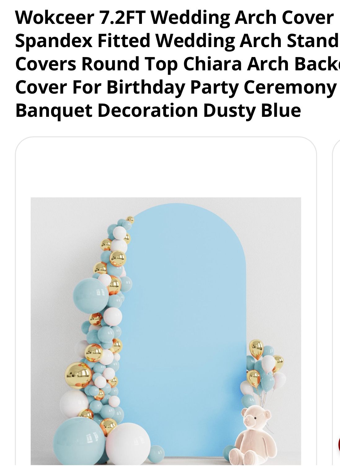 Arch Cover Blue