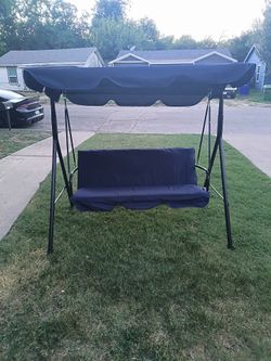 Outdoor Patio Swing with Canopy