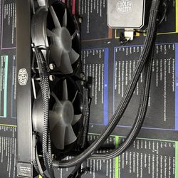 Cooler Master MasterLiquid LC240E RGB Close-Loop AIO CPU Liquid Cooler, 240mm