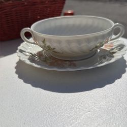 Limoges soup bowl