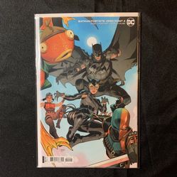 DC Batman / Fortnite Zero Point 2021 #4 M/ NM Cover B NEW sealed with code