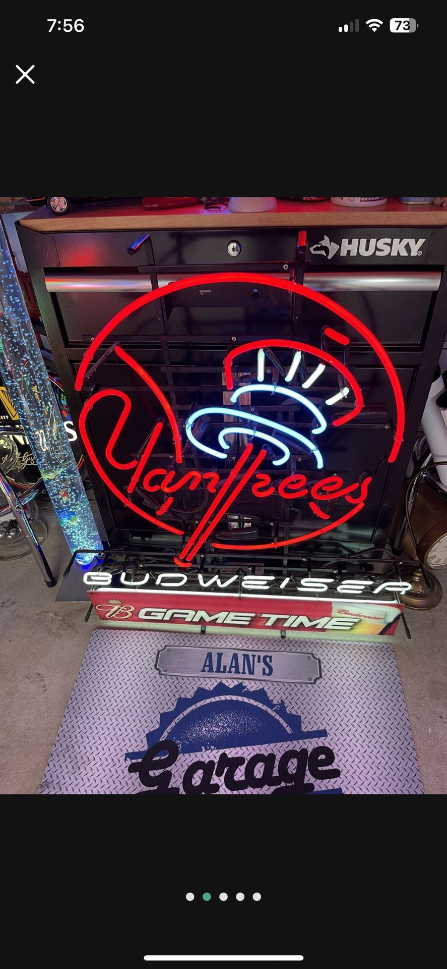 Yankees, Budweiser, Neon Signs , Vintage, Highly Collectible