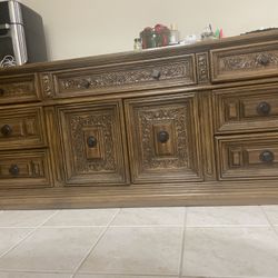 Solid Wood Sideboard Credenza 