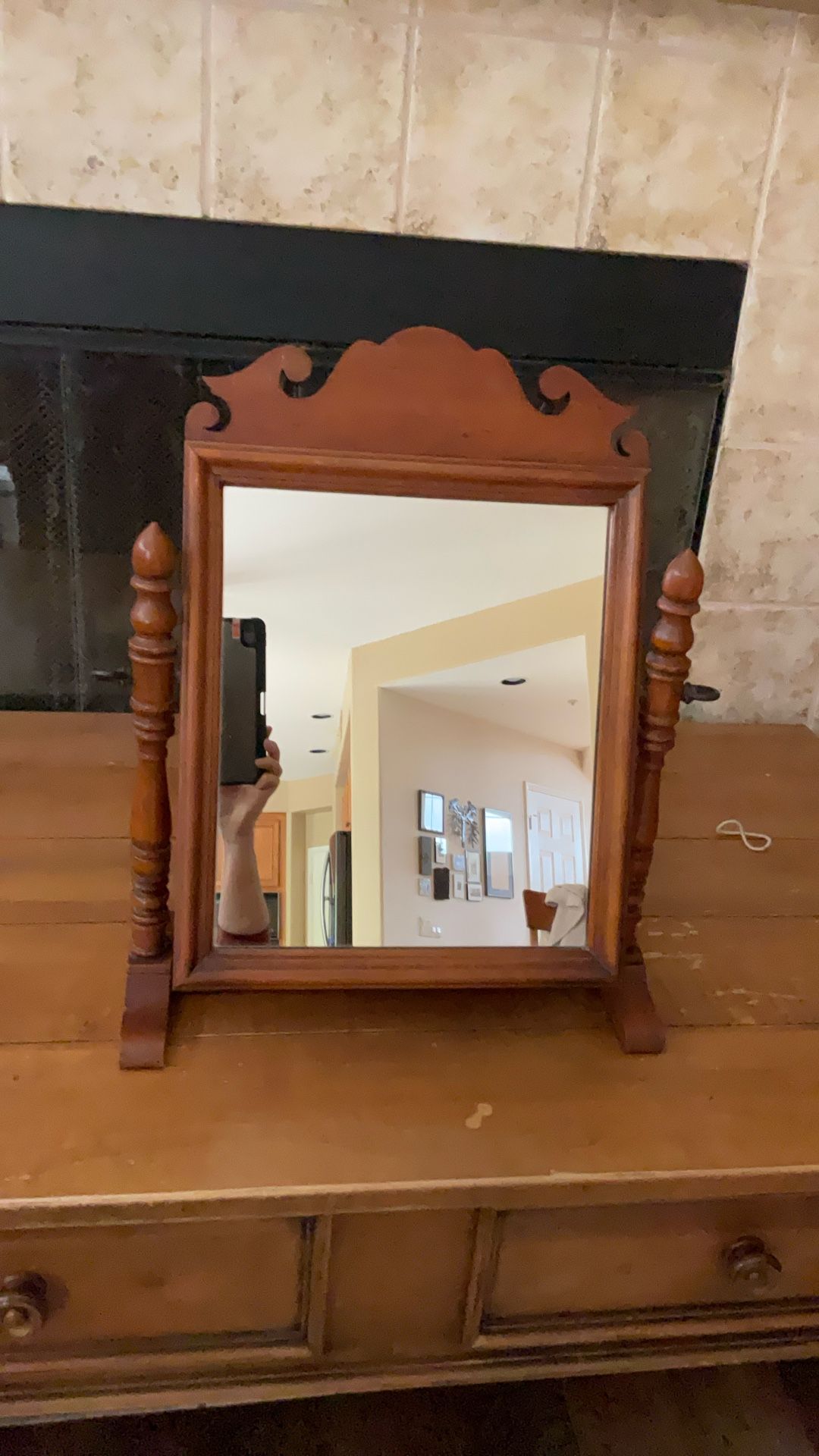 Antique Dresser/Vanity Mirror