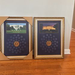 Presidential Dollars Frames