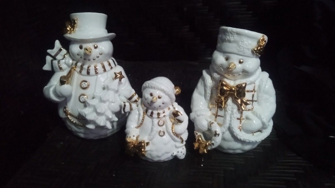 Porcelain 3 PCs Family Set,