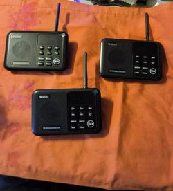 3 wireless intercom system 22 channels, 100 codes, one mile range works amazing. Will not separate.