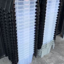 Storage Totes 12 Gallons 8$ Each
