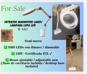 Intertek Magnifier Lamp - Lampara Lupa LED $70