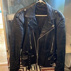 Women leather jacket