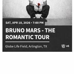 Bruno Mars Concert Floor Seats