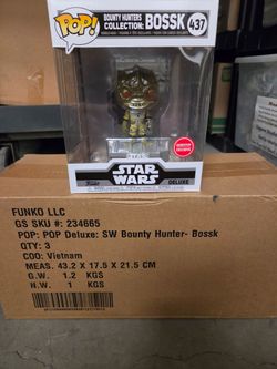 Star Wars Funko POP DELUXE 437 BOSSK GAMESTOP EXC. Bounty Hunter Unopened Case 3


this listing is for an unopned case of Bossk funkos there are 3.


